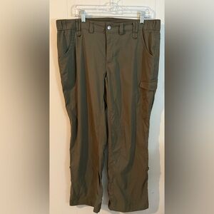 Duluth Trading Lightweight Cargo Pants Green, Size 16x29